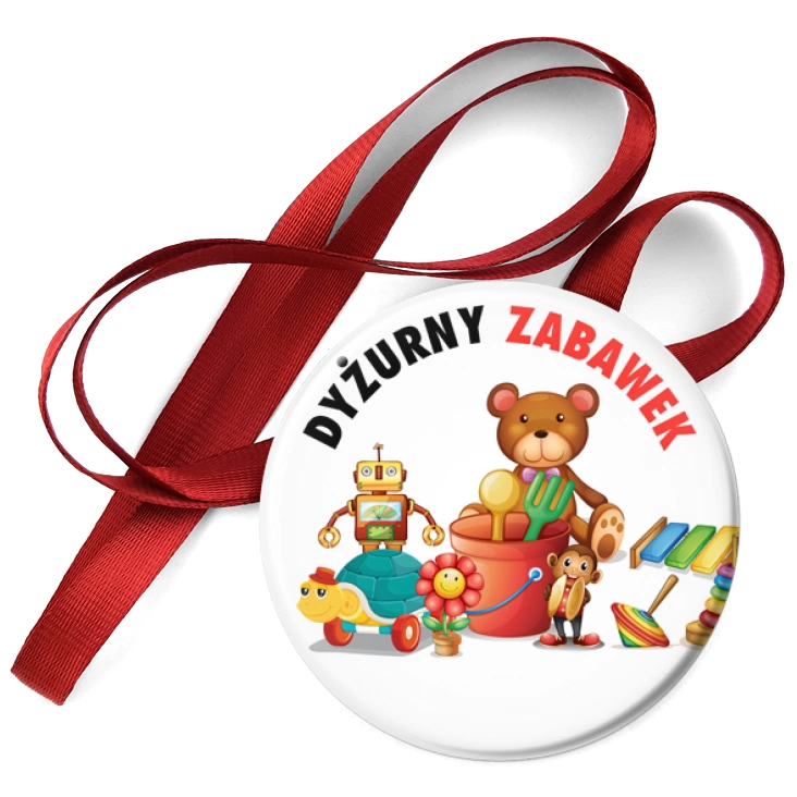 przypinka medal Dyżurny zabawek