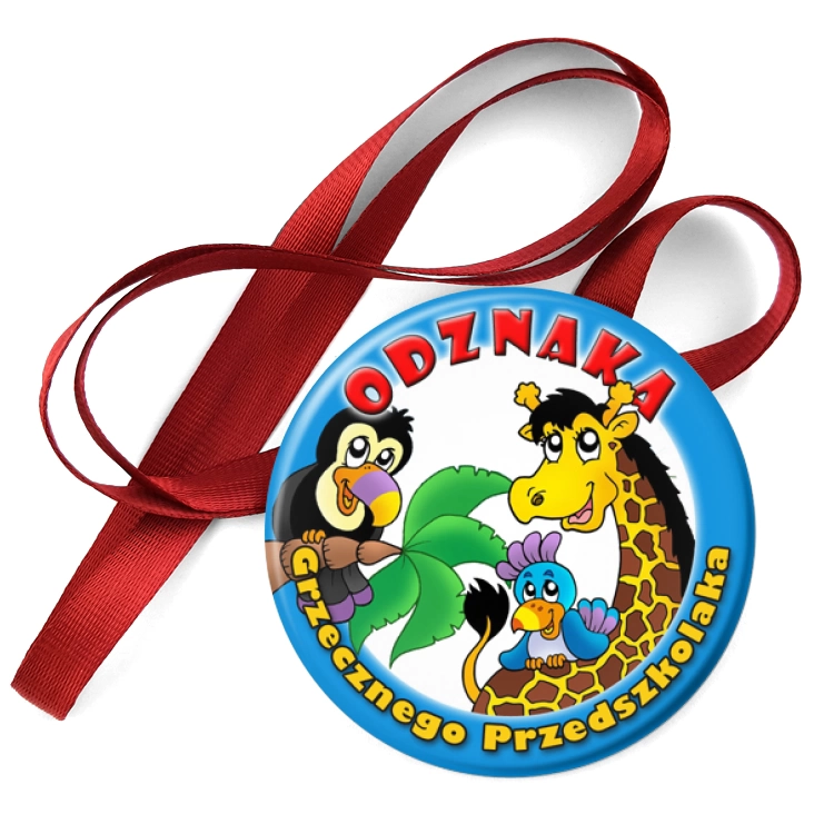 przypinka medal Odznaka Grzecznego Przedszkolaka