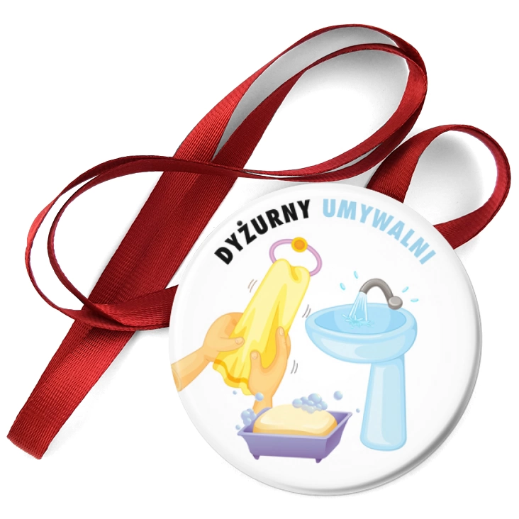 przypinka medal Dyżurny umywalni