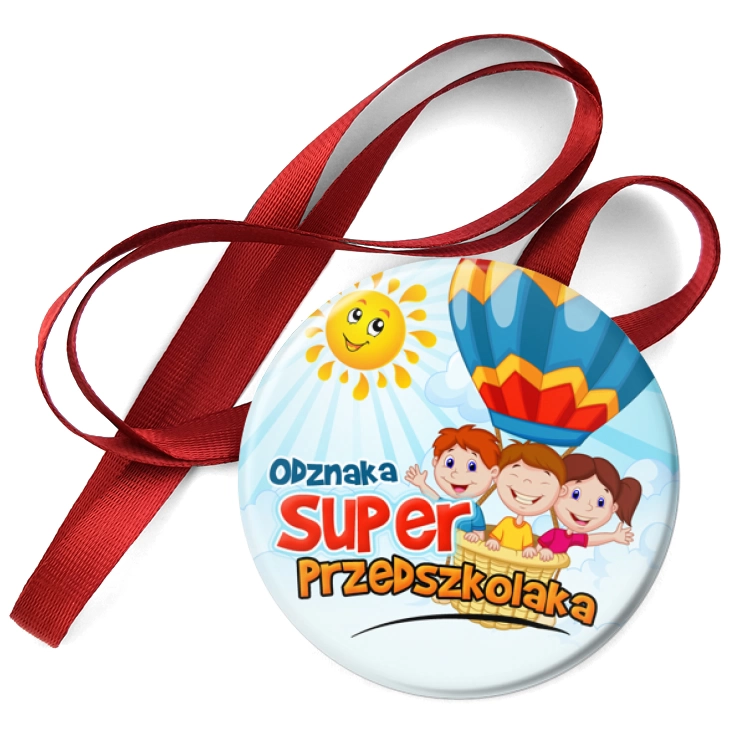 przypinka medal Odznaka Super Przedszkolaka