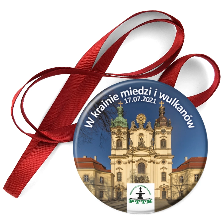 przypinka medal W krainie miedzi i wulkanów