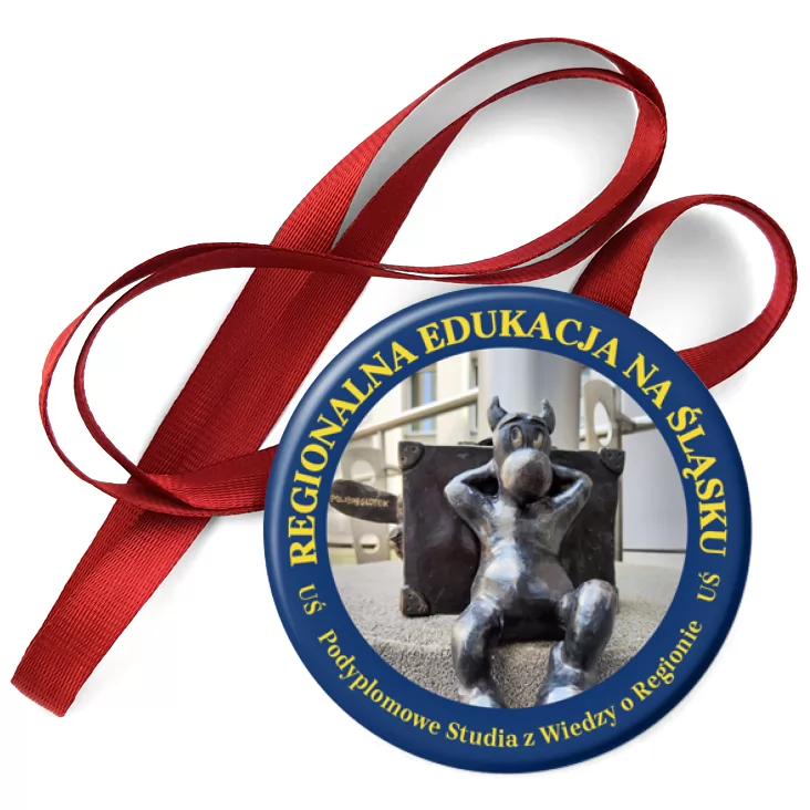 przypinka medal Regionalna Edukacja na Śląsku