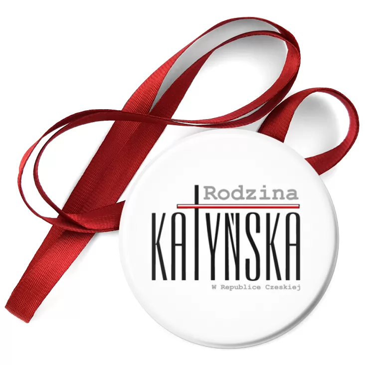 przypinka medal Rodzina Katyńska logo
