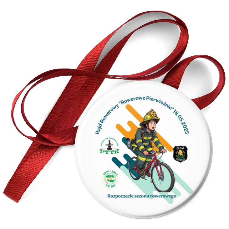 przypinka medal Rowerowe Pierwiośnie 2025