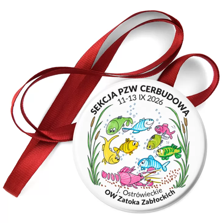 przypinka medal Sekcja PZW Cerbudowa Zatoka Zabłockich