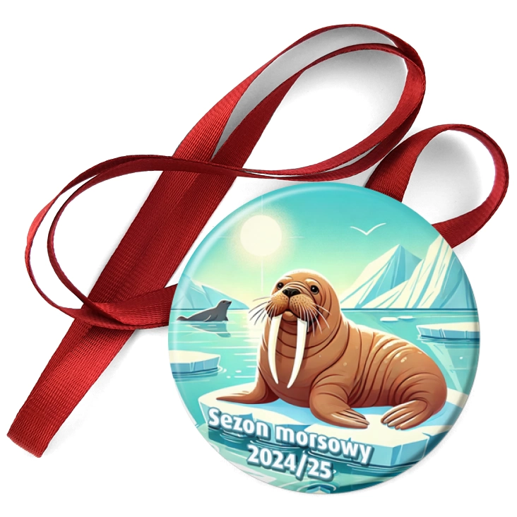 przypinka medal Sezon morsowy