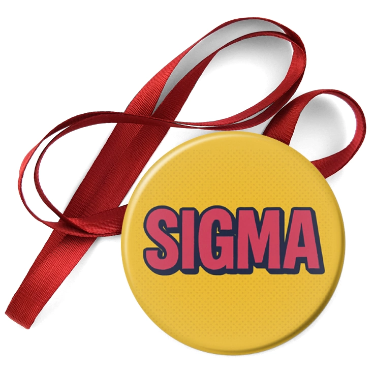 przypinka medal Sigma młodzieżowo słowo roku
