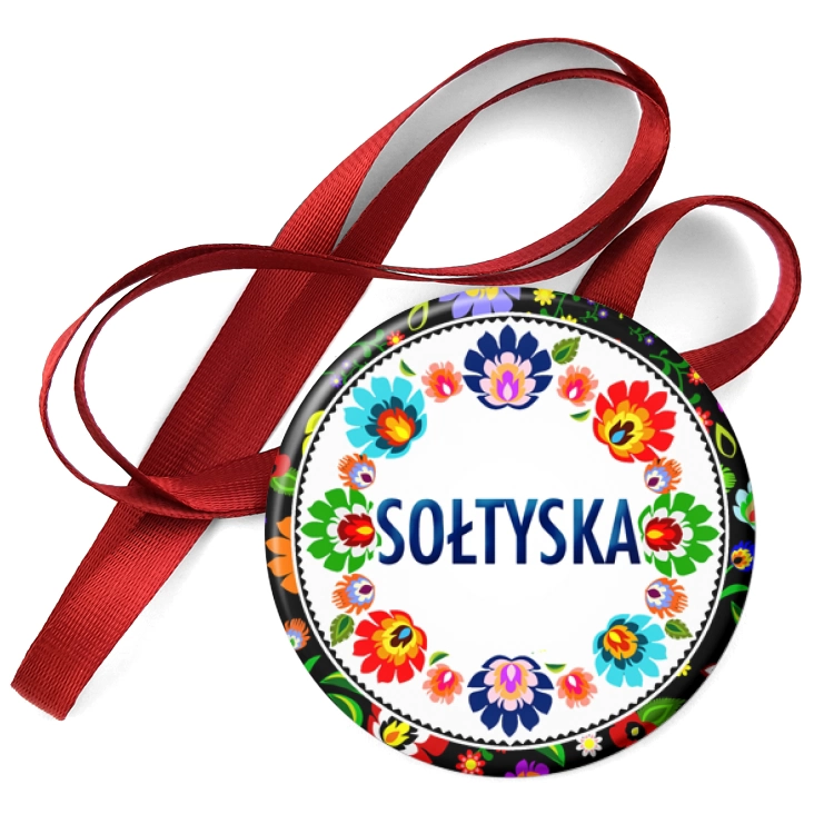 przypinka medal Sołtyska folk