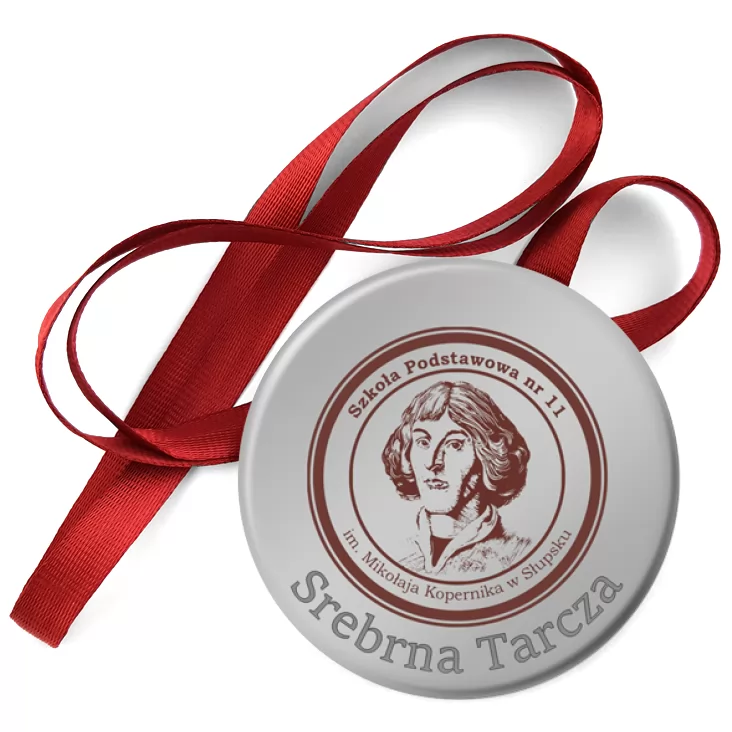 przypinka medal SP nr 11 im. M. Kopernika w Słupsku