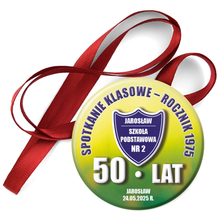 przypinka medal Spotkanie klasowe SP nr 2 Jarosław