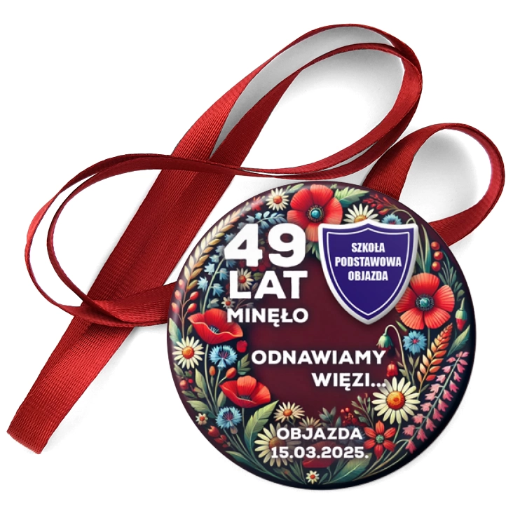 przypinka medal Spotkanie klasowe SP Objazda