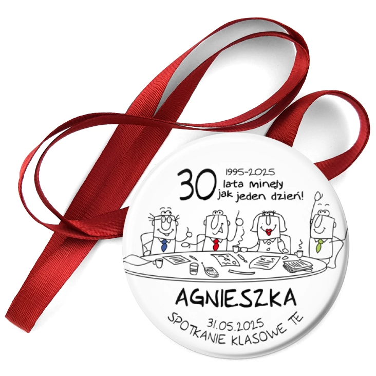 przypinka medal Spotkanie klasowe TE 2025