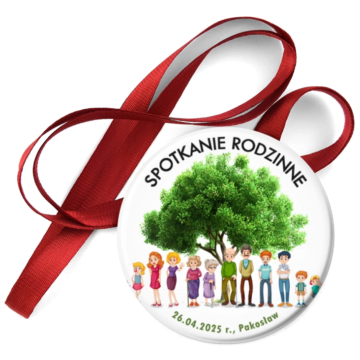 przypinka medal Spotkanie Rodzinne Pakosław 2025