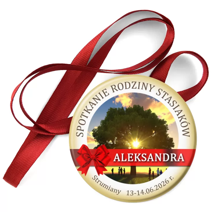 przypinka medal Spotkanie Rodziny Stasiaków