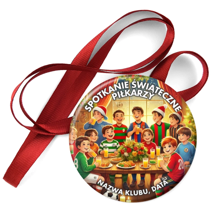 przypinka medal Spotkanie świąteczne piłkarzy