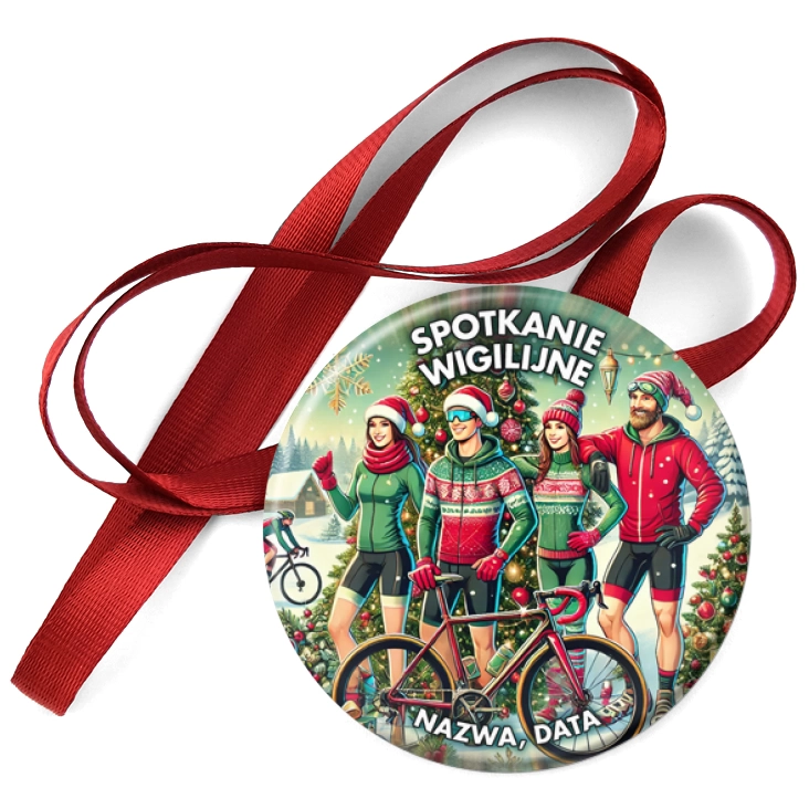 przypinka medal Spotkanie wigilijne kolarzy