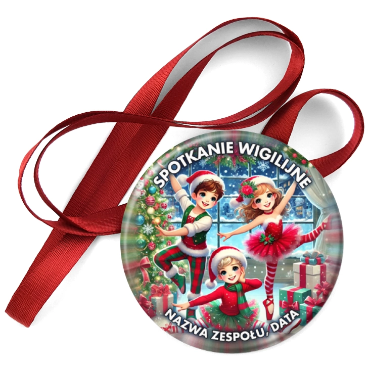 przypinka medal Spotkanie wigilijne tancerzy