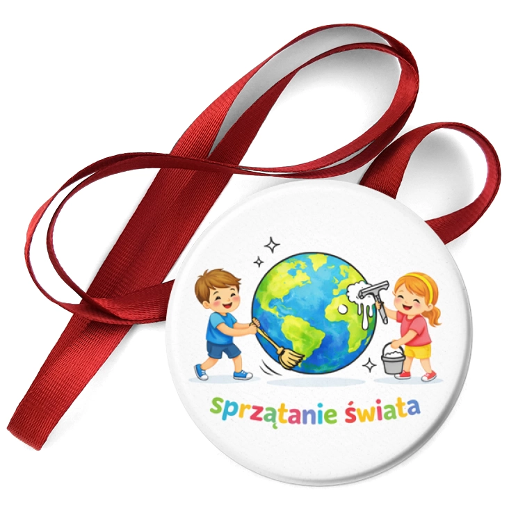 przypinka medal Sprzątanie Świata