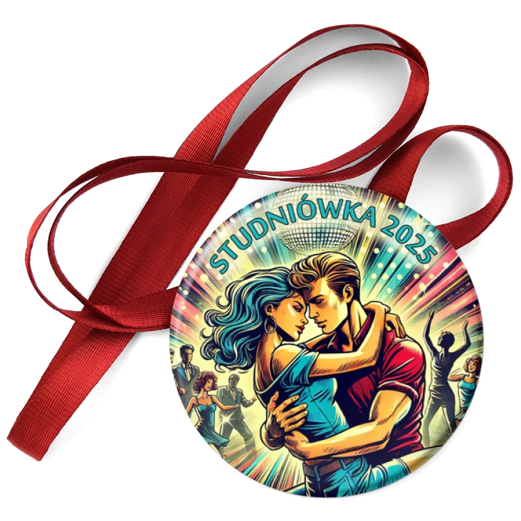 przypinka medal Studniówka komiksowa