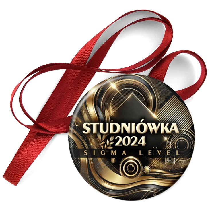 przypinka medal Studniówka Sigma level