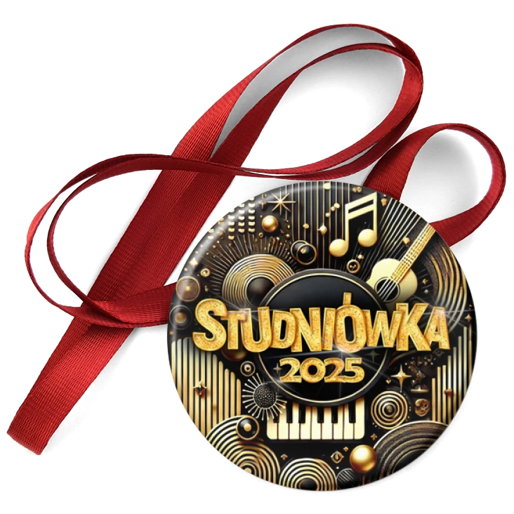 przypinka medal Studniówka szkoła muzyczna