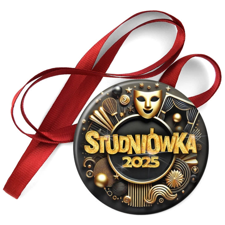 przypinka medal Studniówka szkoła teatralna