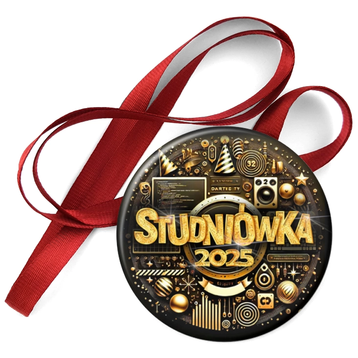 przypinka medal Studniówka technik informatyk