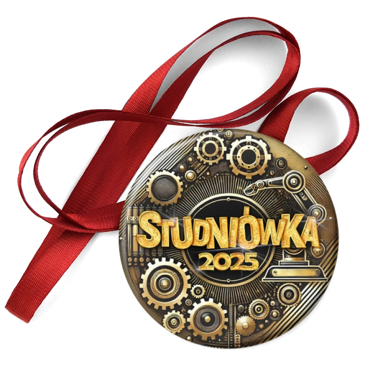 przypinka medal Studniówka technik mechatronik