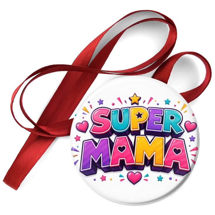 przypinka medal Super mama