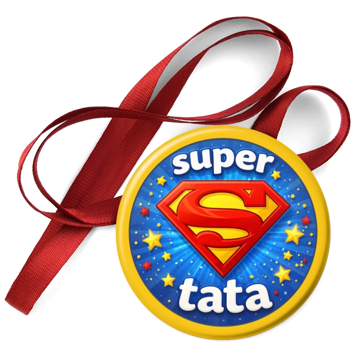przypinka medal Super tata