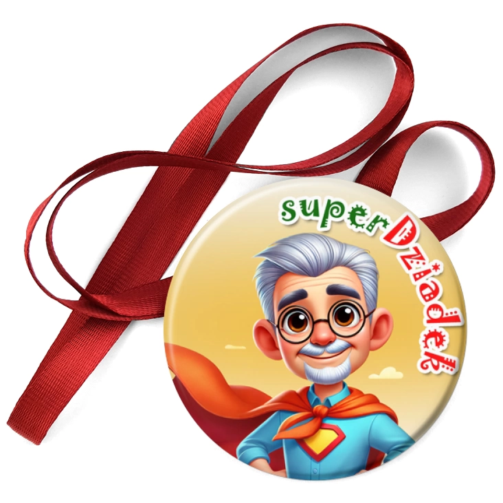 przypinka medal superDziadek