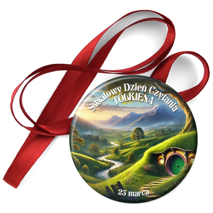 przypinka medal Światowy Dzień Czytania Tolkiena