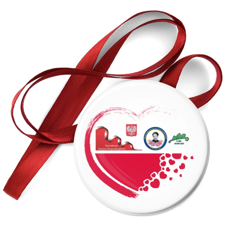 przypinka medal Święto Niepodległości w SP Ruszkowo