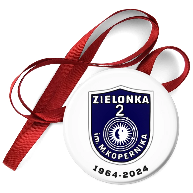 przypinka medal Szkoła Podstawowa nr 2 im. Mikołaja Kopernika w Zielonce