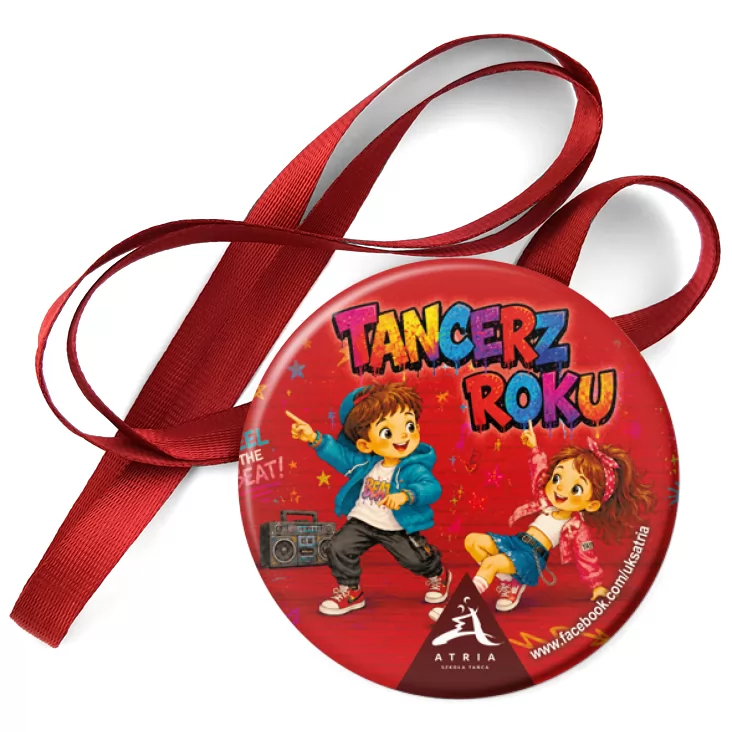 przypinka medal Tancerz Roku Atria