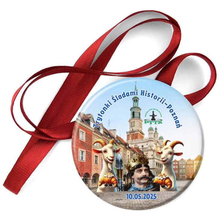 przypinka medal Trytonki Śladami Historii Poznań 2025