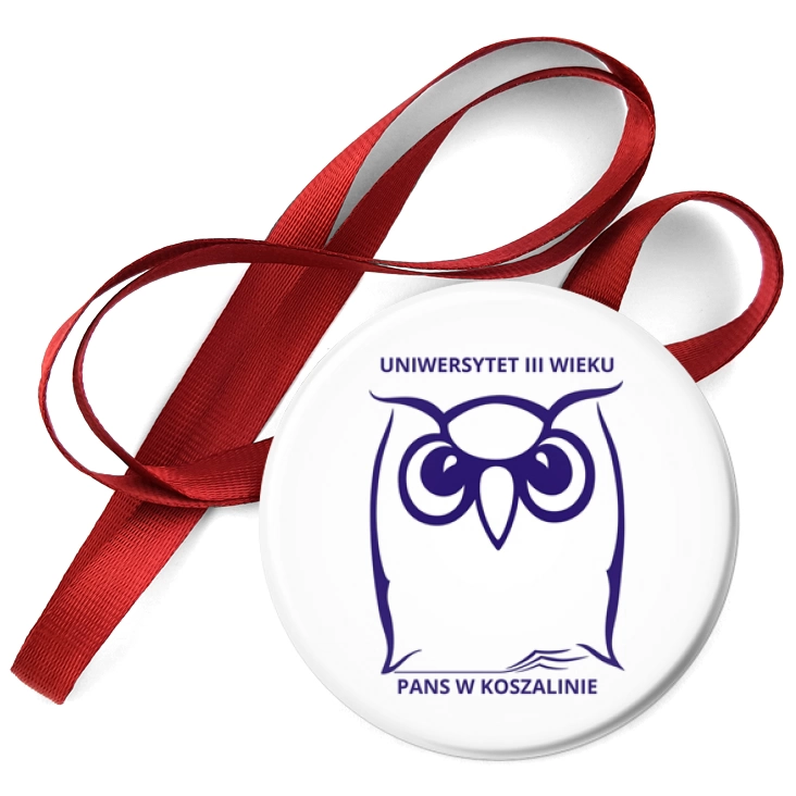 przypinka medal Uniwersytet Trzeciego Wieku w Koszalinie