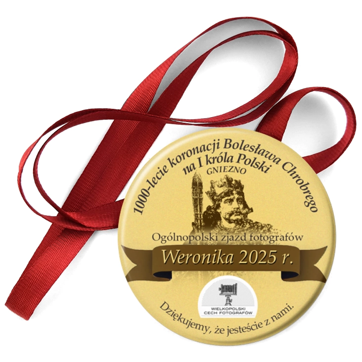 przypinka medal Weronika 2025