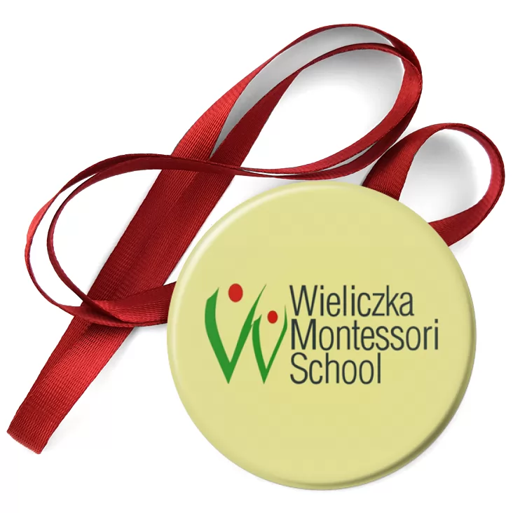 przypinka medal Wieliczka Montessori School