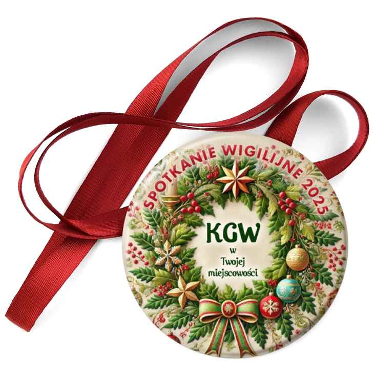 przypinka medal Wigilia Koło Gospodyń Wiejskich