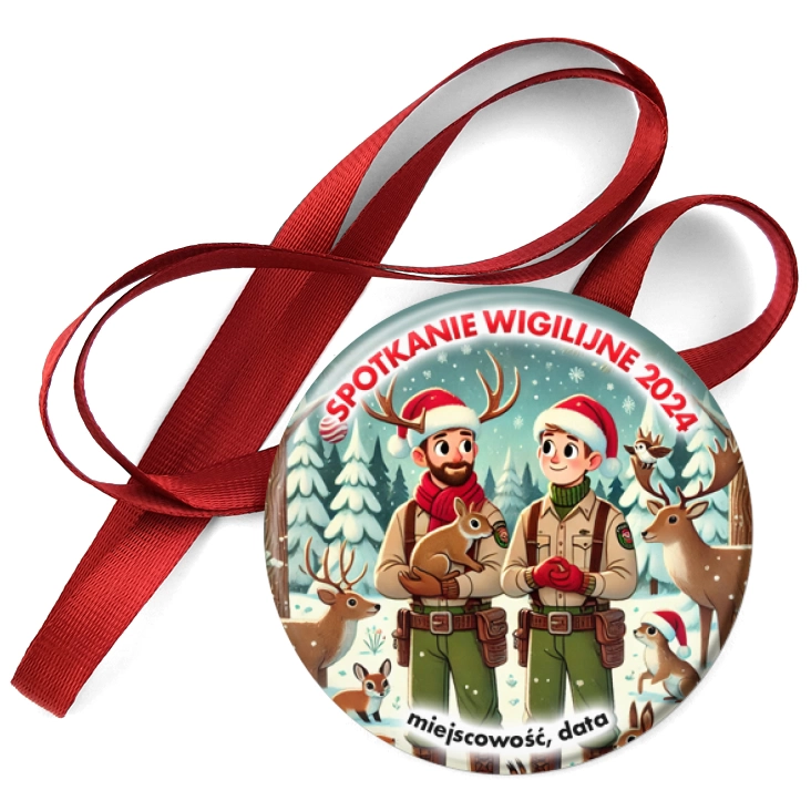 przypinka medal Wigilia leśniczych
