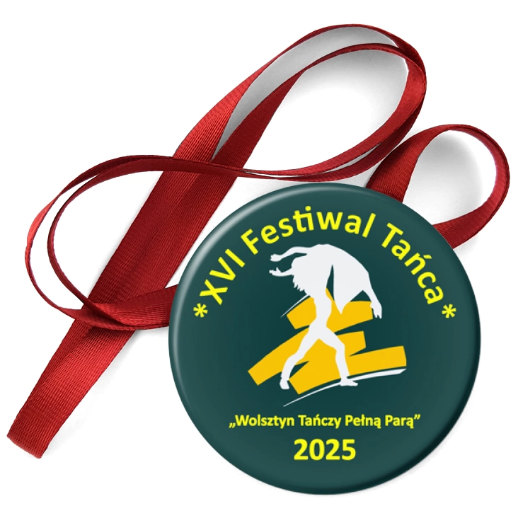 przypinka medal Wolsztyn Tańczy Pełną Parą 2025