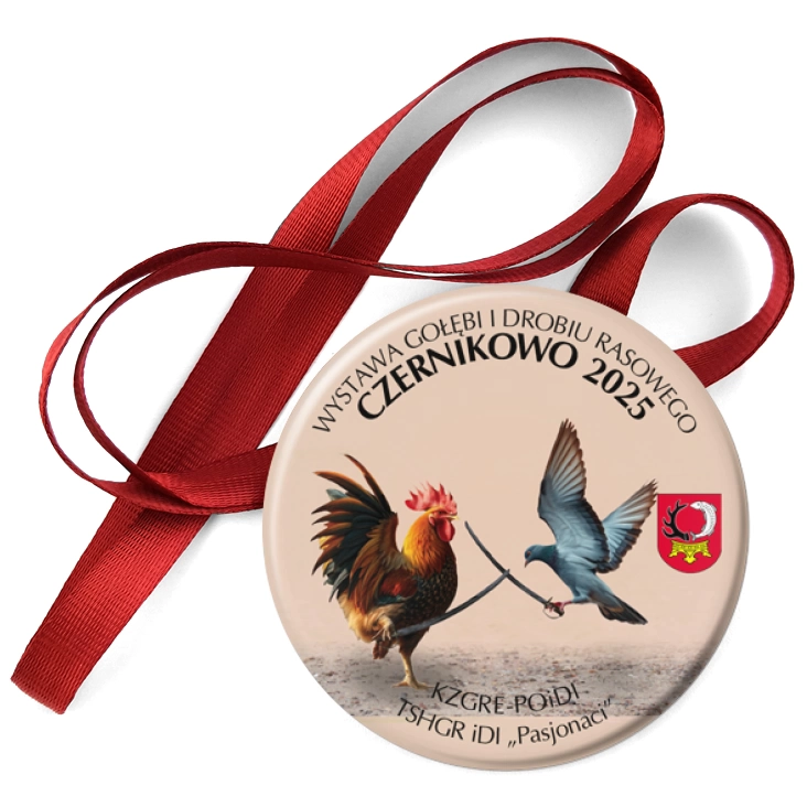 przypinka medal Wystawa Gołębi i Drobiu Rasowego Czernikowo