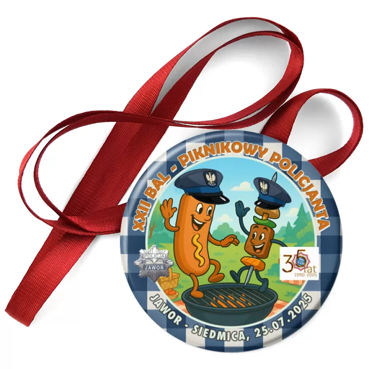 przypinka medal XXII Bal Piknikowy Policjanta