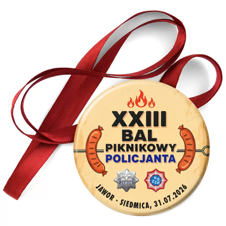 przypinka medal XXIII Bal Piknikowy Policjanta