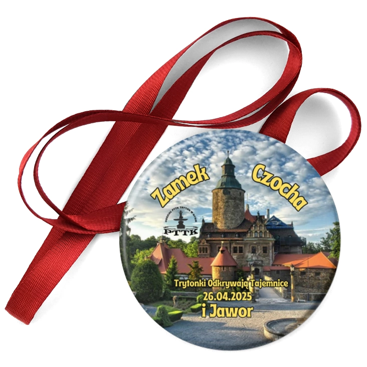 przypinka medal Zamek Czocha i Jawor