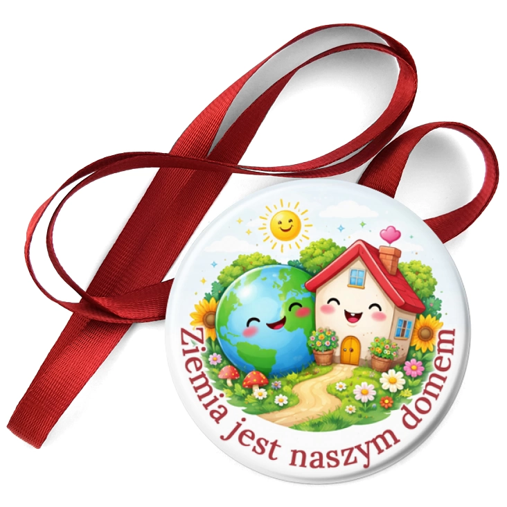 przypinka medal Ziemia jest naszym domem