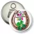 Przypinka otwieracz-magnes Amulet na Szczęście Podkowa i Koniczynka - Twoje Talizmany na Egzamin Ósmoklasisty