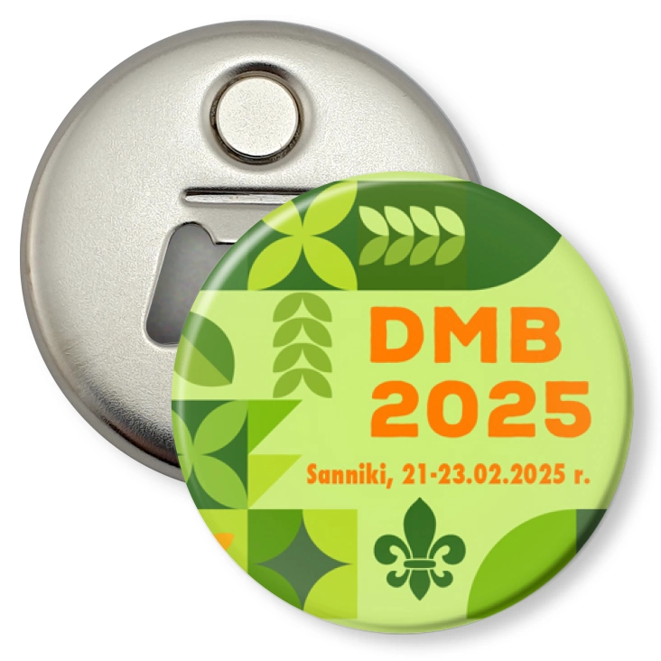 przypinka otwieracz-magnes DMB Sanniki 2025