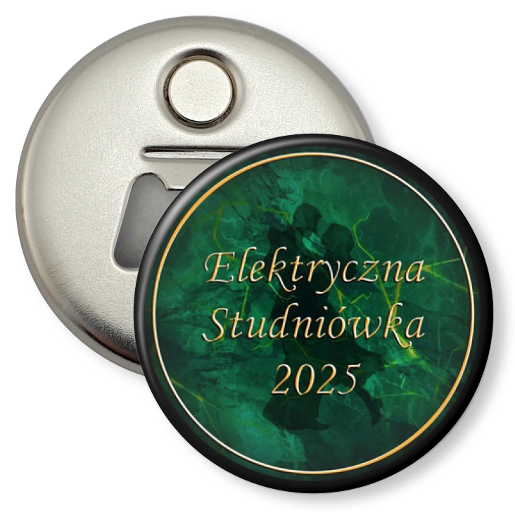 przypinka otwieracz-magnes Elektryczna Studniówka